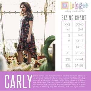 LuLaRoe Dresses - LuLaRoe 2X Carly dress LuLaRoe Dresses - LuLaRoe 2X Carly dress
